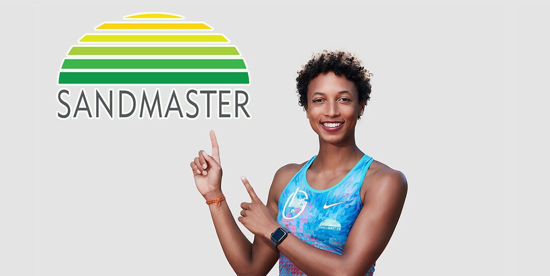 Sandmaster stöttar världsmästaren Malaika Mihambo